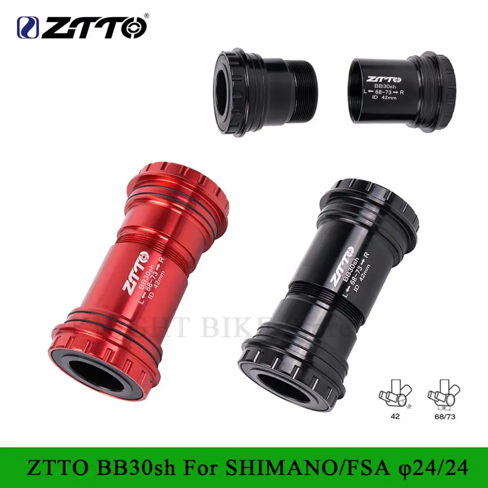 Адаптер ZTTO BB30sh BB30 24 велосипедный пресс подходящие нижние кронштейны крепления