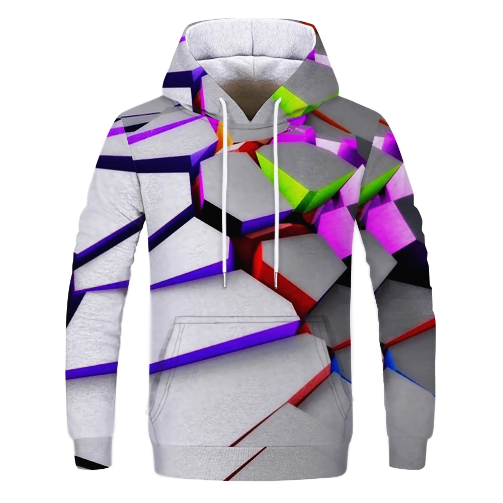 

2020 New fashion Sacred Geometry Hoodie Long Sleeve Autumn Pullover Hoodie Popular Loose Black Men XXXL Cotton Hoodies