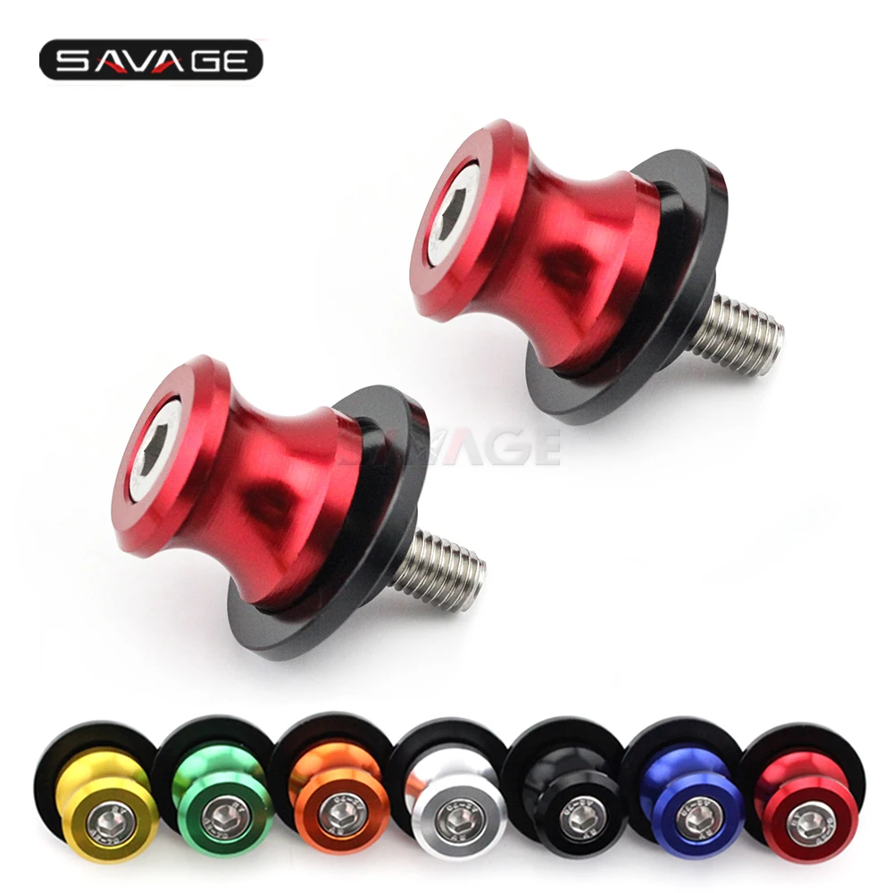 

Swingarm Spools Slider For SUZUKI GSR 750 600 400 GSX650F GSX1250FA GSF 1250/1200 N/S Bandit SV650 Motorcycle CNC Stand Screw M8