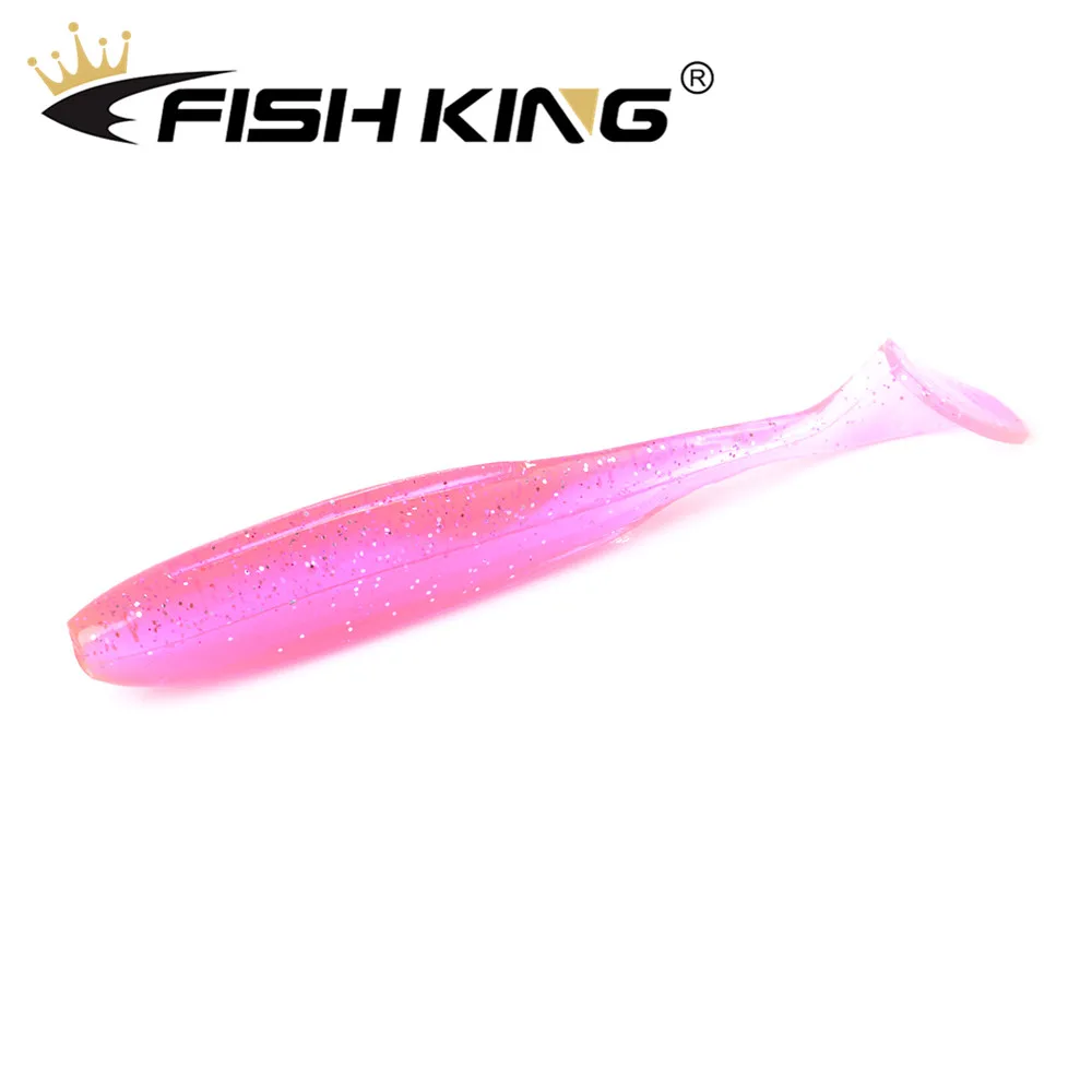 FISH KING 20 шт./упак. Easy Shiner мягкие рыболовные приманки 75 мм 3g вобблеры Карп Щука бас мягкие приманки силиконовые искусственные приманки