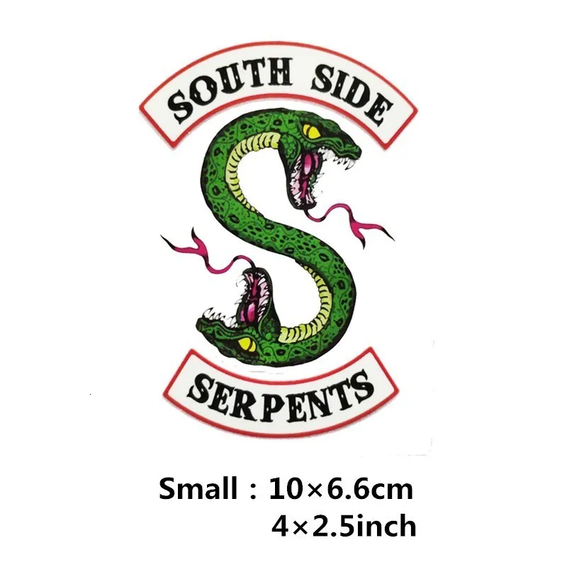 Serpent нашивки «Змея» теплообменная куртка металлическая Аппликация наклейка для одежды ривердейл южная сторона Serpents патч - Цвет: pink