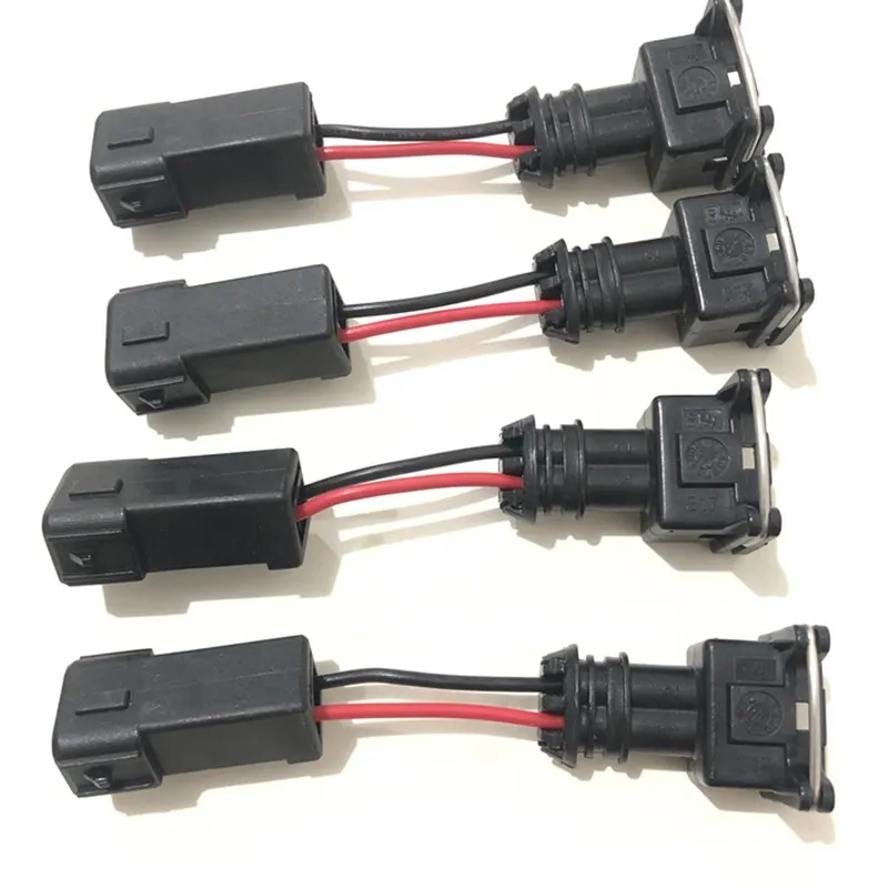 High Quality adaptor for EV1 to honda odb2 fuel injector connector plugs clip 4PCS