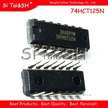 

10pcs/lot 74HCT125N SN74HCT125N 74HCT125 DIP-14 goodquality