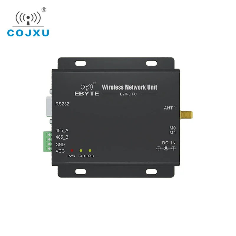 

Cojxu 6.5km range star network industrial modem coordinator and terminal 1W 30dBm 433MHz wireless transmitter and receiver
