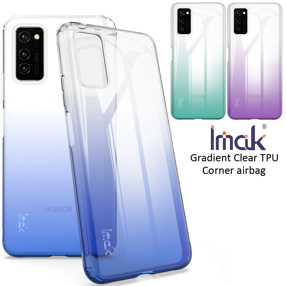 IMAK градиентный прозрачный чехол из ТПУ для Huawei Honor View 30 Pro View30 Мягкий силиконовый