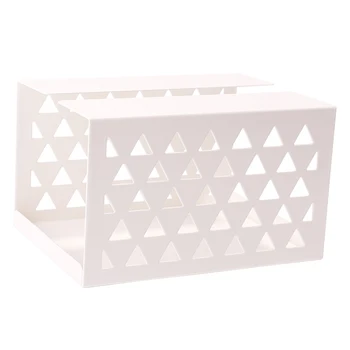 

Wrought Iron Geometric Tissue Box Tissue Box Cover Rectangular Metal Tissue Box for Paper Facial Tissues Tissue Box Hold XH8Z
