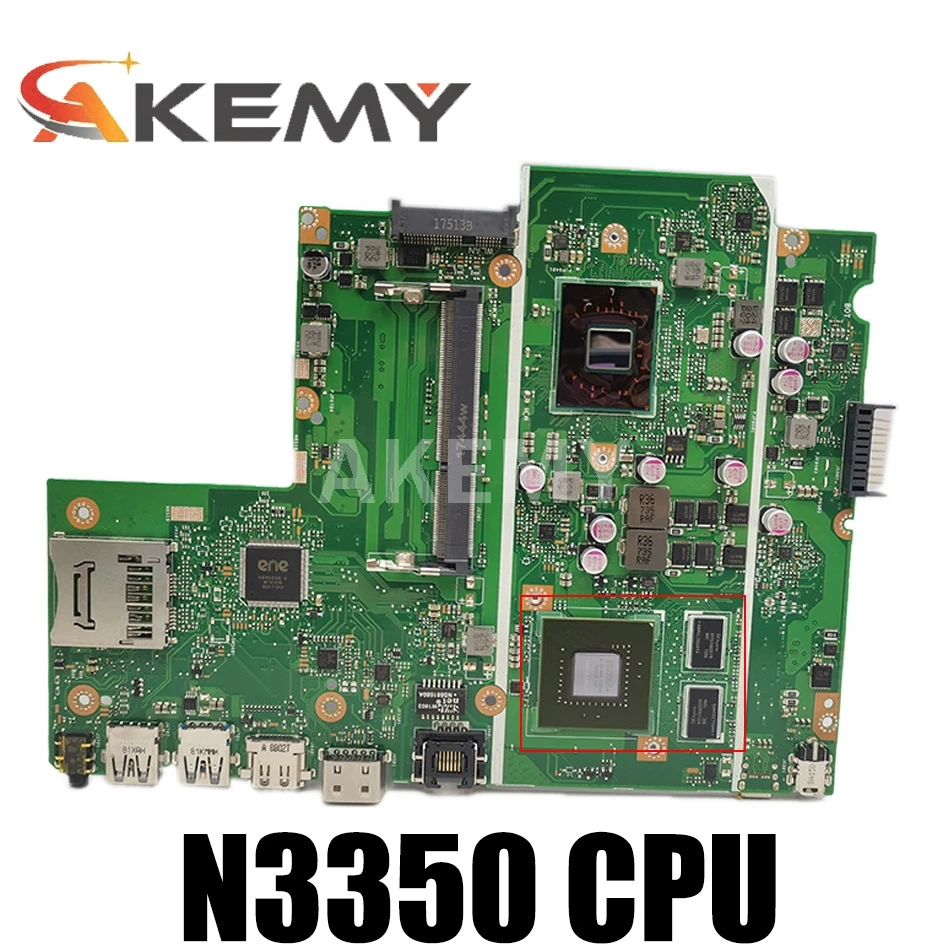 Материнская плата Akemy X541NC REV2.1 подходит для ASUS X541N N3350 материнская с процессором
