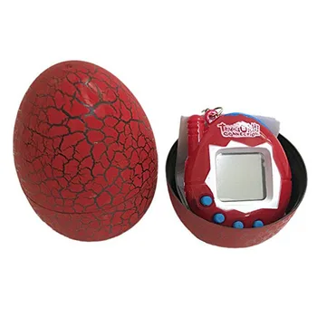 

Electronic Pets Child Toy Key Digital Pets Tumbler Dinosaur Egg Virtual Pets red