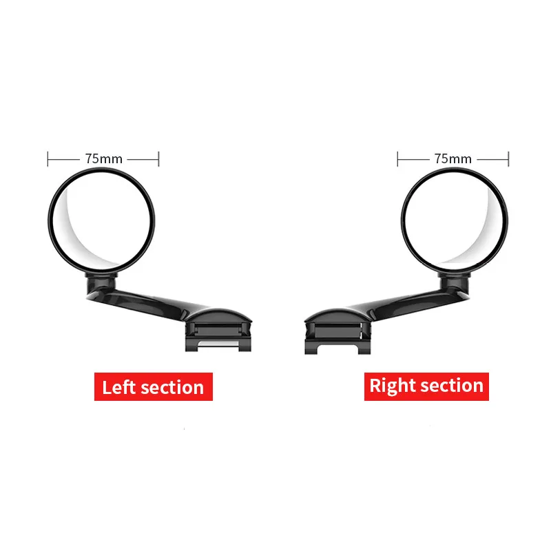 

Car Front view mirror Clear View Auxiliary Rearview 360 Rotation Adjustable for Car Vehicle Side Blindspot Blind Spot