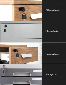 

Triple Office Smart Home Drawer Lock Panel Fingerprint Drawer Lock T23 Zinc Alloy Three-in-one Drawer Lock Fingerprint Lock