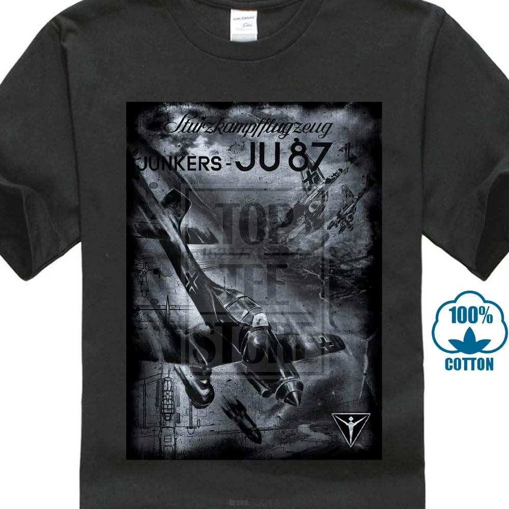 

Shirt T Shirt Stuka Ju87 Armee Wehrmacht Militar Luftwaffe Junkers Bomber Fun