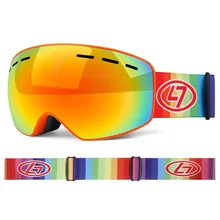 Новинка, лыжные очки для мужчин и женщин, очки для сноуборда, очки для катания на лыжах с защитой от уф400 лучей, лыжные очки, противотуманные лыжные маски