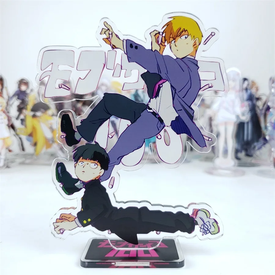 Аниме Mob Psycho 100 Mobu Saiko Hyaku Reigen Arataka Kageyama Shigeo Косплей стенд фигурка акриловая модель настольный декор подарок - Цвет: 07