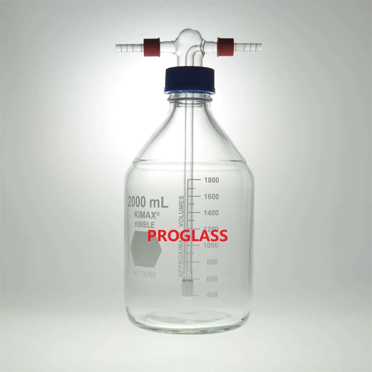 Laboratory New Washing Bottles with Removable Hose Connectors,End with the Fritted Disc G2