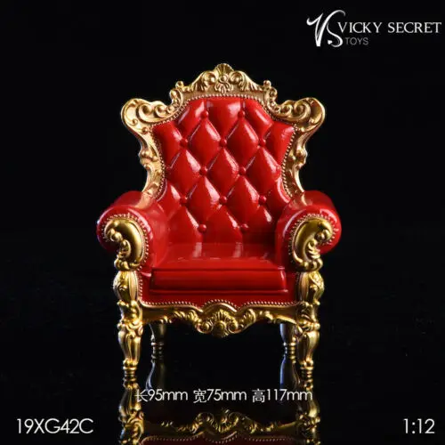 Кушетка модель игрушки Коллекционная VSTOYS 19XG42 1/12 Королевский диван-кресло мебель модель игрушки подходит 6 ''фигурка куклы