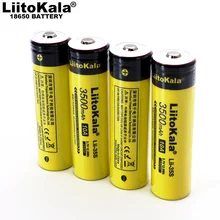 2021 nova bateria liitokala 18650 3.7 3500 v mah bateria de lítio recarregável para lanterna led + diy pointed