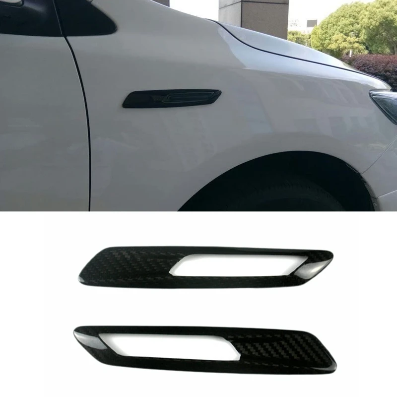 Для BMW F10 5 серия 520 525 2011 2013 углеродного волокна лицевая сторона светильник бровей