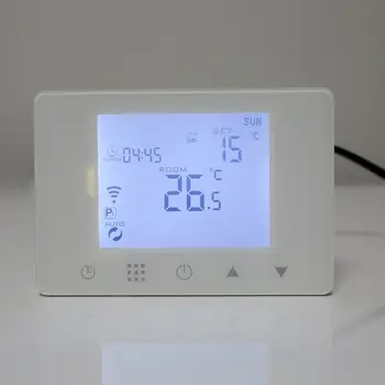 

WiFi Room Thermostat Gas Boiler Wall-mounted Heating Wireless Remote Temperature Controller for Alexa Google Home 110V 220V 35ED