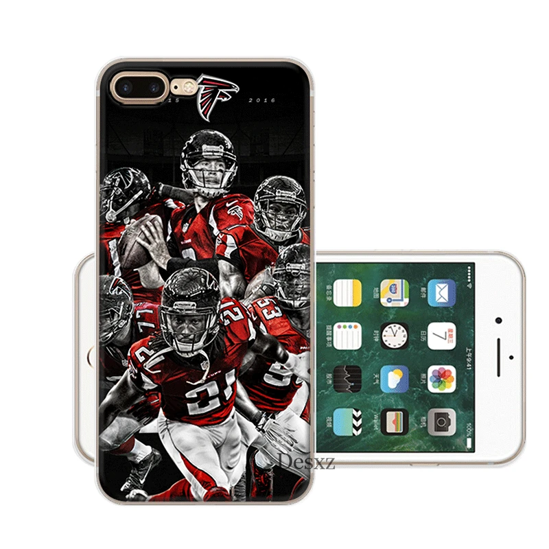 H6 Чехол для мобильного телефона для iPhone 11 Pro X XR XS Max 5 5S SE 6 6S 7 8 Plus, Жесткий Чехол, Atlanta Falcons - Цвет: H6