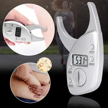 

Electronic Body Fat Caliper Monitors Analyzer Measure Tester Digital Display