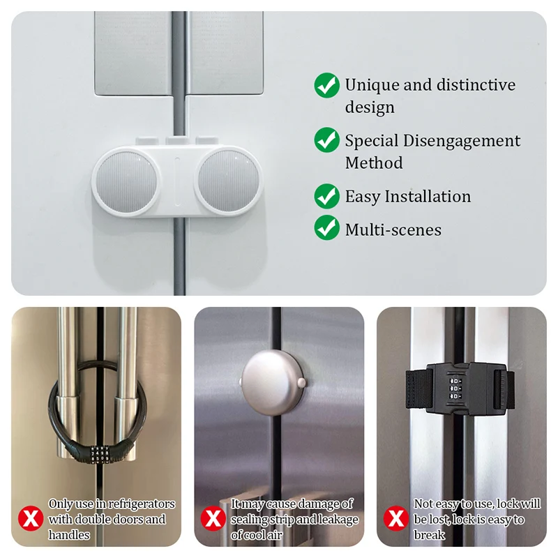EUDEMON Refrigerator Door Lock Cabinet Lock Cupboard Baby Protection from Children Safety