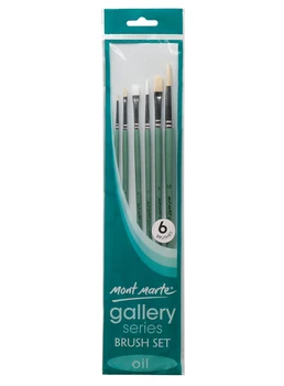 

Mont Marte Gallery Series Brush Set Oils 6pc