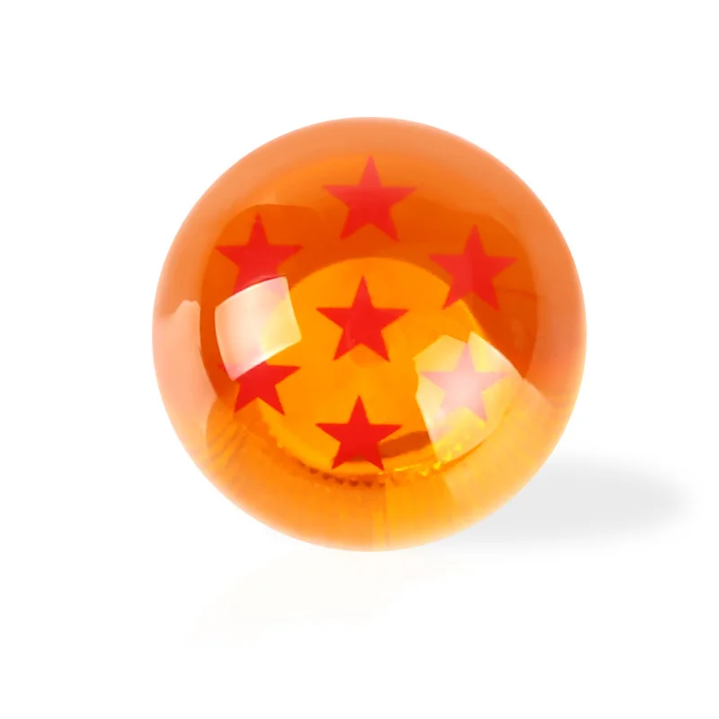 Pomello del cambio automatico universale sfera a stella rara Z sfera arancione diametro 54mm pomello del cambio 1-7 stelle S