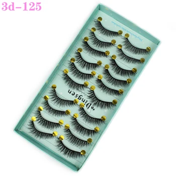 

3D thick eyelashes 10 pairs of single style 0.07 material multi-layer natural false eyelashes handmade eyelashes