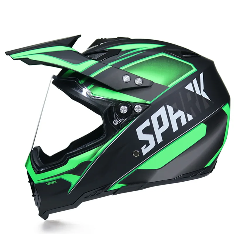 Профессиональный Гоночный Кроссовый шлем hors route Casque Moto Capacete Moto Casco внедорожный мультяшный детский мотоциклетный шлем в горошек - Цвет: 18