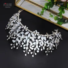 Yo La Pan Hp200e37 китайское традиционное свадебное платье невесты головной убор стиль Корона роскошный белок сверление аксессуары для волос