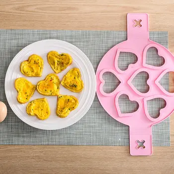 

Egg Cooker Pancake Maker Mold Round Heart Omelette Fried Eggs Ring Nonstick Cooking Tool Kitchen Gadgets U1JE