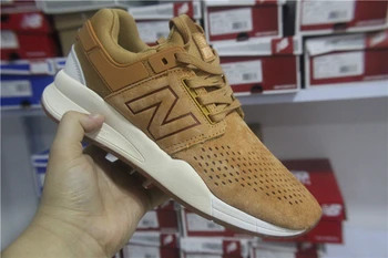 

New Arrival New Balance NB247 Leather Suede Upper Walking Shoes Sneakers Men/Women Athletic Sport None-Slip Comfortable Shoes
