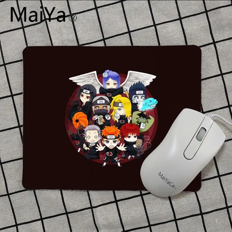 No Lock Edge25x29cm Maiya, высокое качество, Акацуки, Наруто, аниме, резиновая мышь, прочный Настольный коврик для мыши,,, игровой коврик, мышь - Цвет: No Lock Edge25x29cm