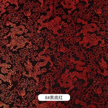 Китайский стиль атласная жаккардовая парча ткань для шитья дивана и DIY Cheongsam и традиционный китайский костюм TJ0426 - Цвет: 8