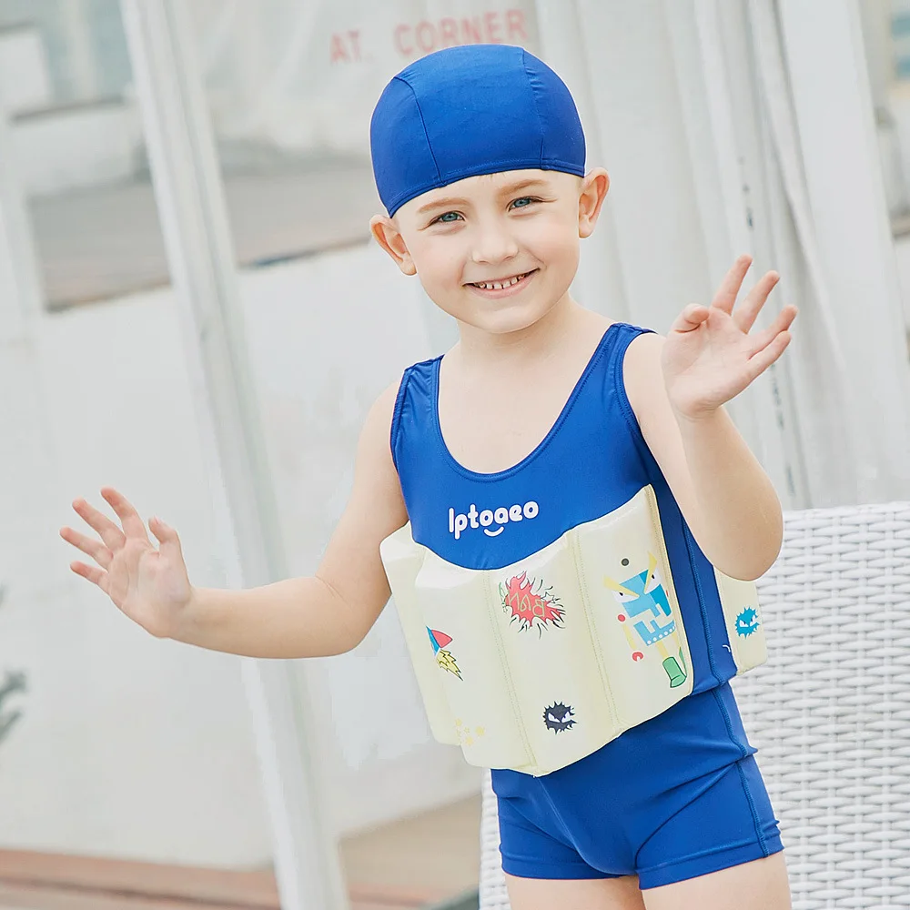A1 Детский цельный летний плавучий жилет Floatation купальный костюм детский купальный костюм пляжный купальник для серфинга для мальчиков - Цвет: A1