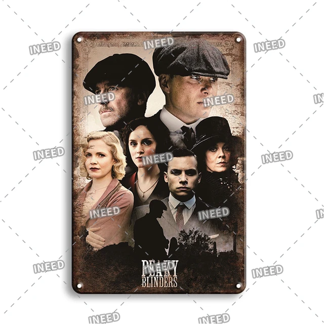 Popular Cinemas Poster Iron Painting Vintage Peaky Blinders Metal Tin Sign Retro Film Wall Sticker Man Cave Room Decor Plaque 40664