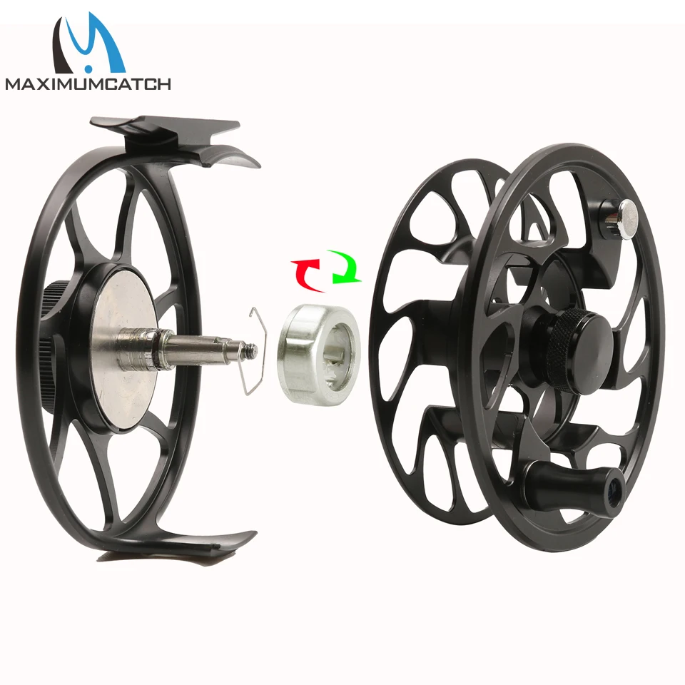 Carretel de Pesca Carretel da Mosca Maximumcatch Máquina Corte Grande Caramanchão Alumínio Voar Carretel Fly 06n 3-10wt Cnc 10 Maximumcatch fly carretel de pesca 06n 3-10wt