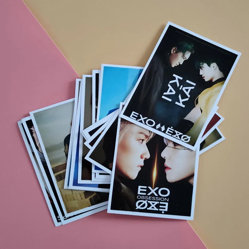 16 шт./компл. KPOP EXO 6 й альбом одержимость Фотокарточка ЛОМО карточка постер