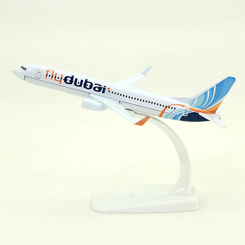Самолеты масштаба 1:400 16 см Боинг 737 B737 модель самолета Дубай Flydubai Airlines