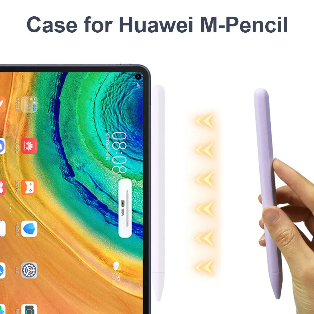 Силиконовый чехол для Huawei M Pencil Stylus привлекательный с беспроводной зарядкой перо