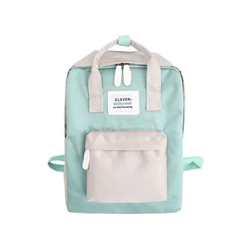 

Travel universal backpacks ins wind 15.6-inch large capacity small fresh laptop backpack solid color handbag college school bag