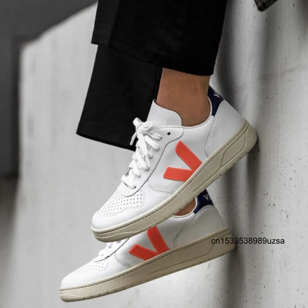 VEJA V 10 zapatos de plataforma deportivos Retro Unisex, zapatillas  transpirables de cuero de lujo, Multicolor, a la moda, 2022|Skate| -  AliExpress
