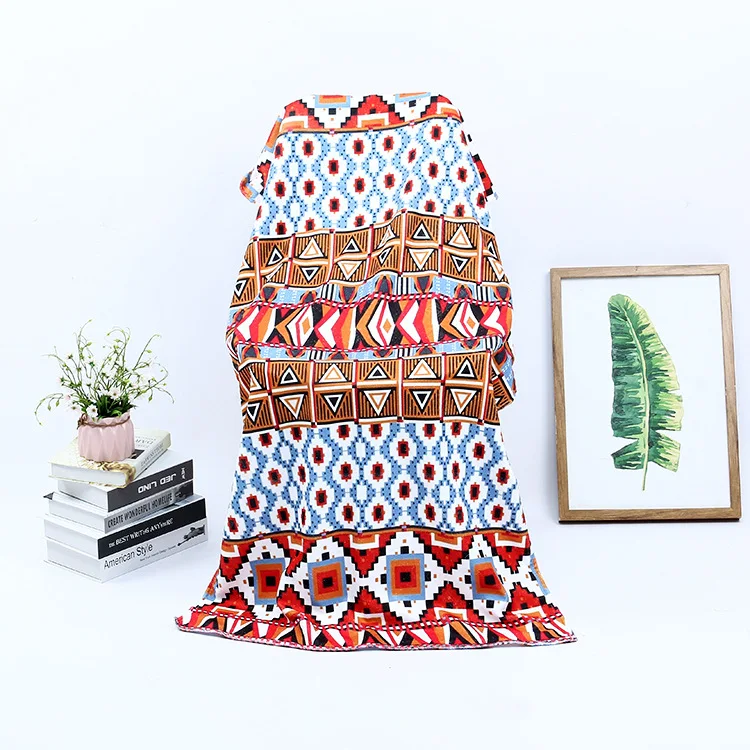 Beach Ultrafine fibers Texture of material Towel Towel cloth Outing Quick drying digital printing Bath towel - Цвет: 5