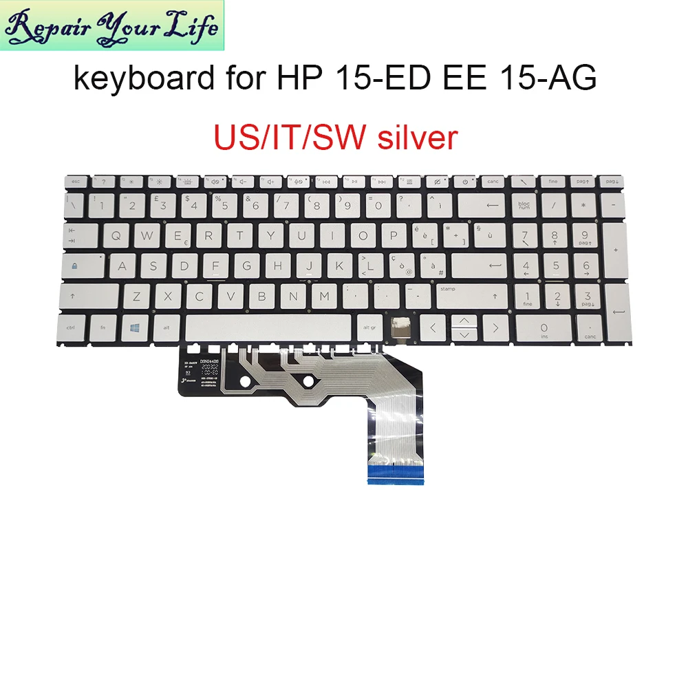 English Japan Sw It Backlight Keyboard Laptop Keyboards For Hp Envy X360 15 Ed 15m Ed 15 Ag Envy 15 Ee Tpn W140 C149 Nsk Xw1bc Replacement Keyboards Aliexpress