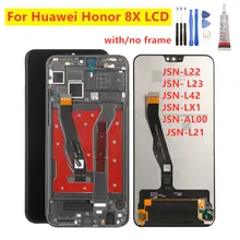 6," ЖК-дисплей для huawei Honor 8X ЖК-дисплей сенсорный экран дигитайзер для huawei 8X JSN-L21 L22 L23 JSN-L42 LX1 AL00 запасные части ЖК-дисплея