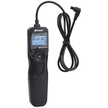

Shoot RS-80N3 Automatic Timer Remote Control Precise Timing Shutter Cable Release for CANON 1D/1DS 5DS R 5D3 5D4 7D2 7D 1DS 6D