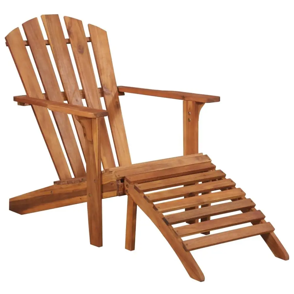Садовый стул Adirondack с подставкой для ног шезлонг уличные садовые стулья балкона