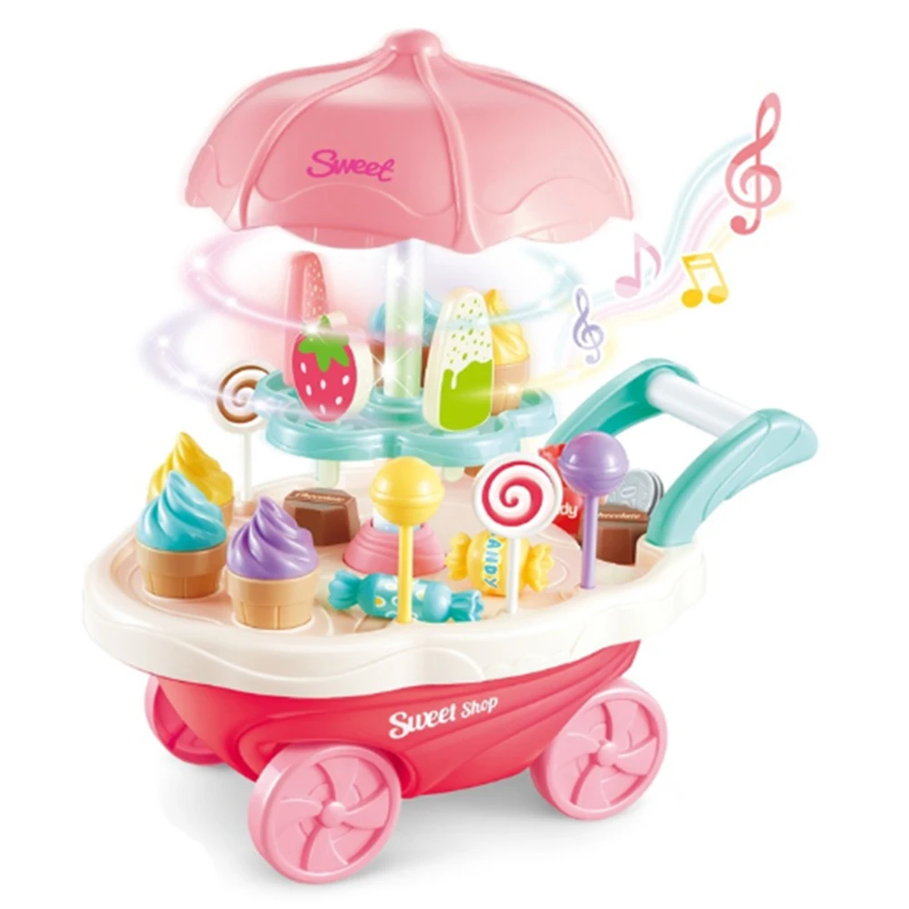Бесплатная доставка детская вращающаяся платформа Mini Market Sweet|Играем в магазин| |