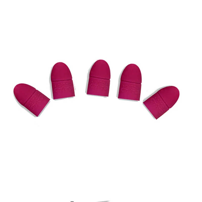 Nail Polish Remover Gel Debonder 5Pcs Wearable Soakers Pad Holder Reusable Silicone
