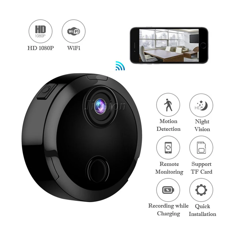 HD Mini WiFi Camera 1080P Night Vision Video Camara Espion Wireless Gizli Kamera Voice Recorder Micro Motion Sensor Security Cam